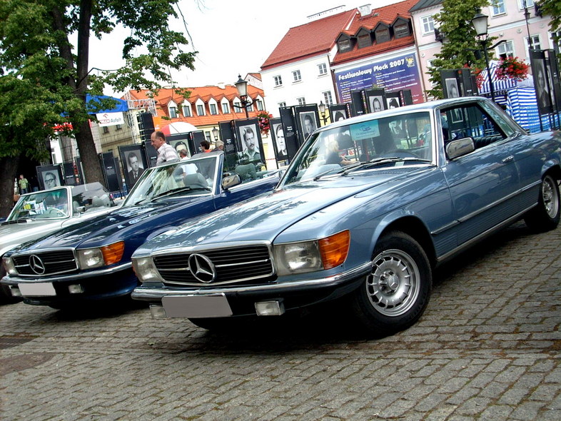 Iconic Mercedes cars