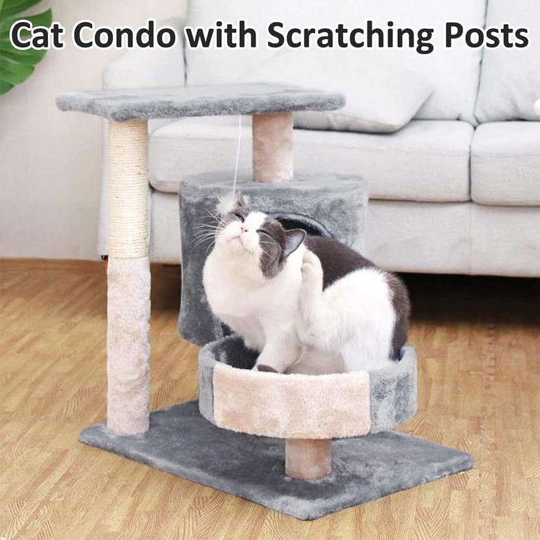 Small Cat Tower for Indoor Cats