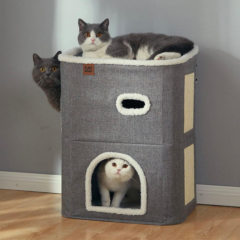 Storey Cat House for Indoor Cats - Pet Furniture Designs