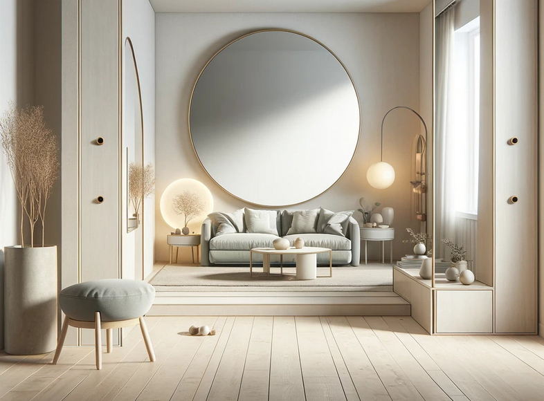 Large mirror - Make Small Rooms Feel Bigger